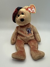 TY Beanie Babies - CHARITEE the BEAR - PGA Tour - (8 inch) - DOB 03-25-2004