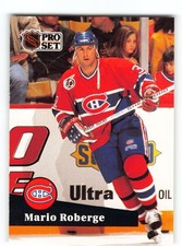 Mario Roberge 1991 Montreal Canadiens Card