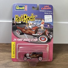 2002 Revell Rat Rods 29 Ford Model A Tub Brown Htf Crease On Back 2002 Revell Rat Rods 29 Ford Model A Tub Brown Htf Crease On Back