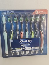Oral-B Crossaction Advanced Soft Bristle Toothbrush, 8-Pack