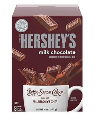   New Official Hershey s Milk Chocolate Candy Shop Cocoa Drink Sweet Mix 10oz