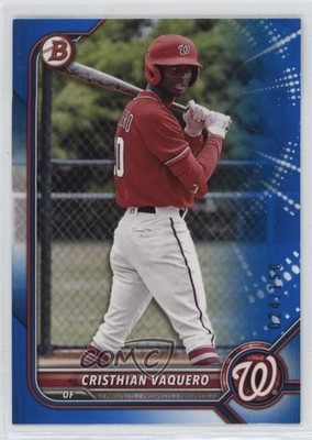 2022 Bowman Draft Blue 24/150 Cristhian Vaquero #BD-64 0v2a