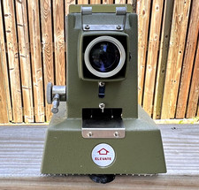 Vintage Film Strip Projector Standard Equipment Co. 1960s Green 333CN