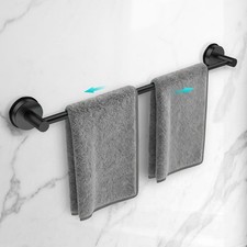 Adjustable Suction Cup Towel Bar for Bathroom Towel Racks for