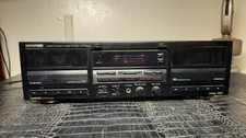 kenwood stereo double cassette deck KX-W6030
