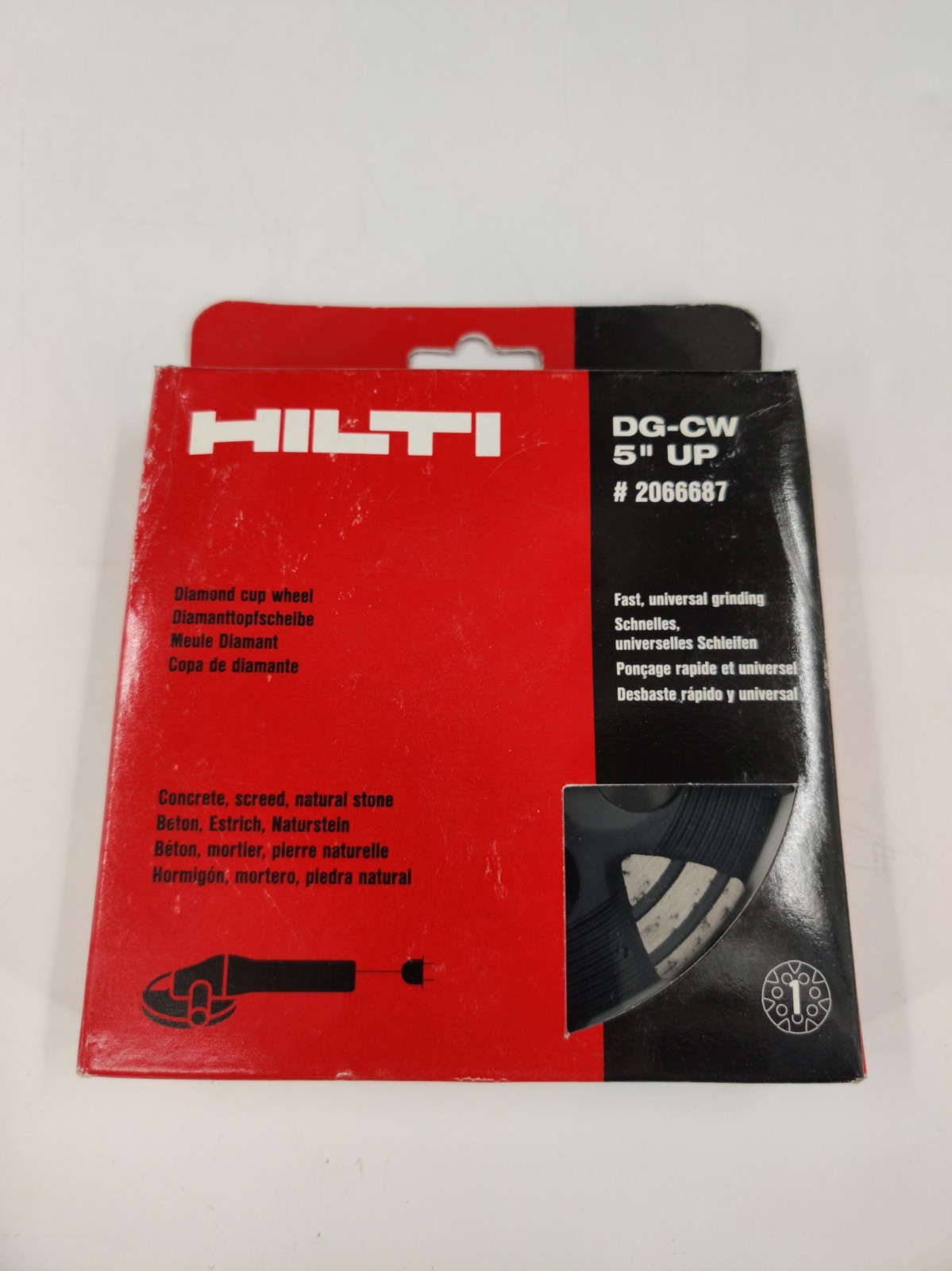 Hilti DG-CW P 5″ Universal Diamond Cup Wheel – Concrete Grinding