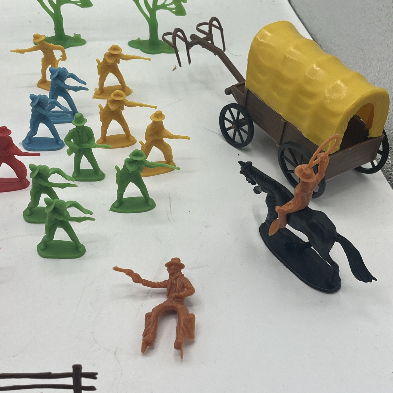 Tim Mee/Marx Vintage Western Cowboys & Indians Native American Toy Figures-55 Pc