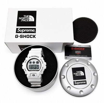 Supreme The North Face G-Shock DW-6900NS-7JR White Casio watch. (NEW)