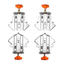 2/4pcs Quick Connect Woodworking Joiners Right Angles Fasteners Clamps