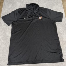 Bowling Green Falcons Shirt Mens XL Black NCAA Football Nike Polo Short Sleeve