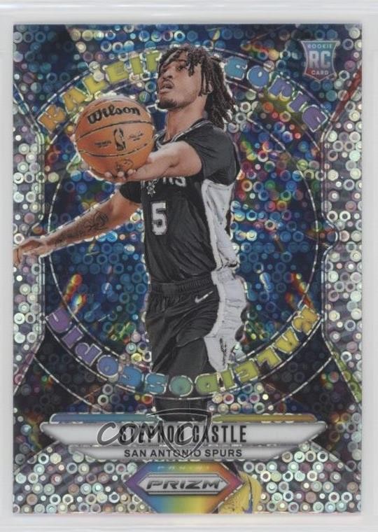 2024-25 Panini Prizm Kaleidoscopic Fast Break Stephon Castle #19 Rookie RC 1pe9