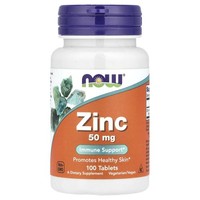 Now Foods, Zink, 50 Mg, 100 Tabletten - De Versand Via Dhl