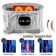 Update Heating Massage Decompression Belt Lumbar Support for Back Pain Relief
