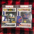 Funko Pop Batman The Jokes Hot Topic Exc #512! Spiderman 2099 Exc #1267 psa 8.5