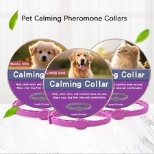 New 56/72cm Dog And Cat Calming Collar Relieve Anxiety Protection Retractable