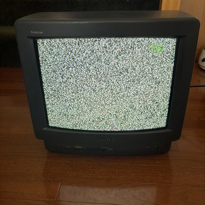 Sony Trinitron KV-13TR28 13  Retro CRT TV Gaming Television Tested Works
