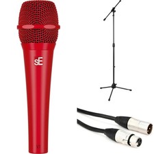 sE Electronics V7 Supercardioid Dynamic Handheld Vocal Microphone with Stand -