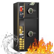 7.0 Cub Large Biometric Fingerprint Safe with...