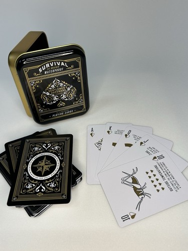 Survivalist Waterproof Playing Cards