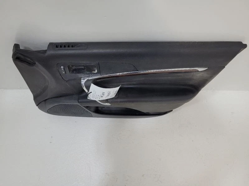 2010-2012 LINCOLN MKZ Front Passenger RH Interior Door Trim Panel OEM Black Foto 2 de 4