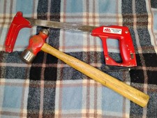 Vintage Mac Tools Ball Peen Hammer Hack Saw Frame