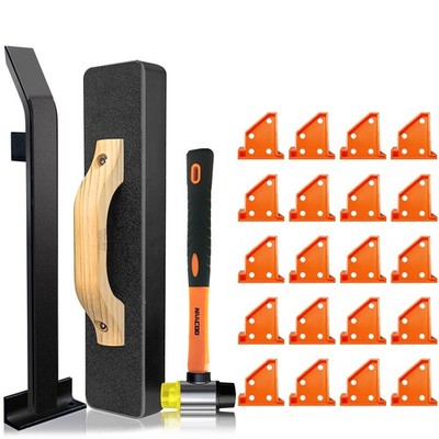 NAACOO Laminate/Vinyl Flooring Tools, Heavy Tapping Block - Knock 1-2 Times, ...