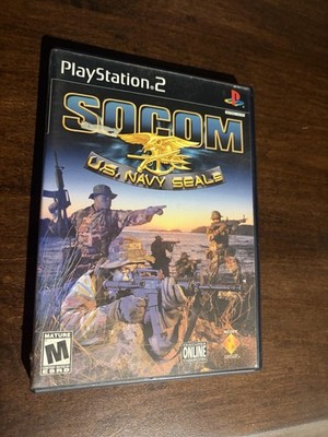 SOCOM: U.S. Navy SEALs Sony PlayStation 2 PS2 2002 Manual Online Capabilities