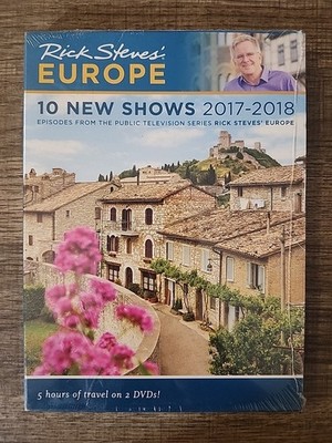 *BRAND NEW* Rick Steves' Europe 10 New Shows (2017 - 2018 DVD)