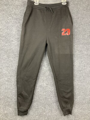 Nike Air Jordan Mens XXL 2XL Black Red 23 Logo Therma Fleece