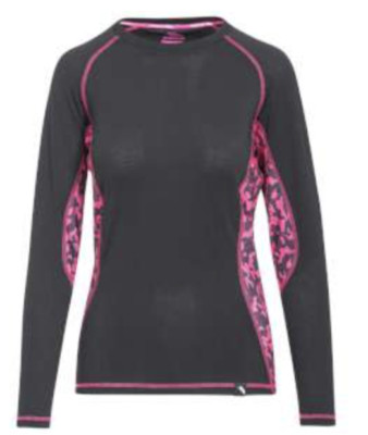 Damen Trespass Active Duoskin Baselayer Top - Arise Pink, Lady Print