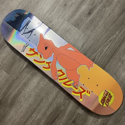 Pokemon Santa Cruz Charmeleon Skateboard Deck With Griptape (Skated)