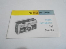 1950s/1960s CAMERA manual 11 - KODAK INSTAMATIC 300