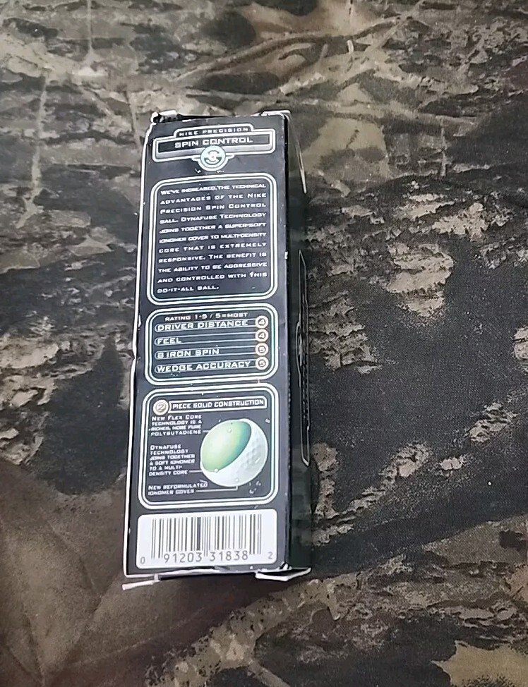 NIB Nike Precision Spin Control Golf Balls Pack Of 3 CX | eBay