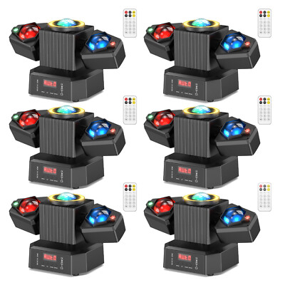 6x105W Laser Moving Head Strobe Beam Bühnenlicht DMX Party Licht Effekt Licht