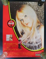 VINTAGE Christina AGUILERA coca COLA puerto RICO poster CD mi REFLEJO excellent état !