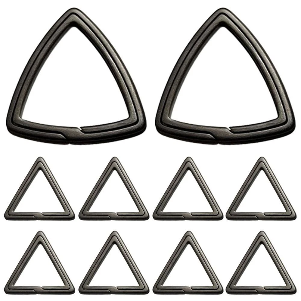 2pcs Super Lightweight Titanium Alloy KeyRings Pendant Male