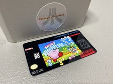 Kirbys Avalanche SNES Super Nintendo Replacement Game Label