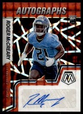 Roger McCreary 2022 Mosaic Red Prizm Tennessee Titans AUTOGRAPHS No. RAM-RM
