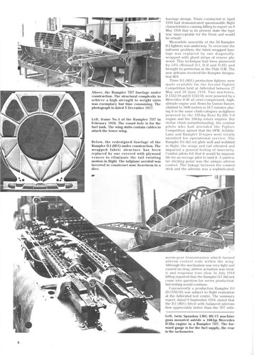 Windsock Mini Datafile 14 Rumpler D.I German Single Seat Fighter 1918 Great War - Picture 3 of 4