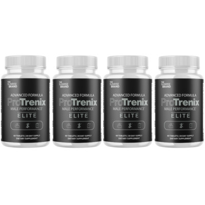 ProTrenix Elite - Male Performance Enhancer, Energy Boost Support - 4 Bottles