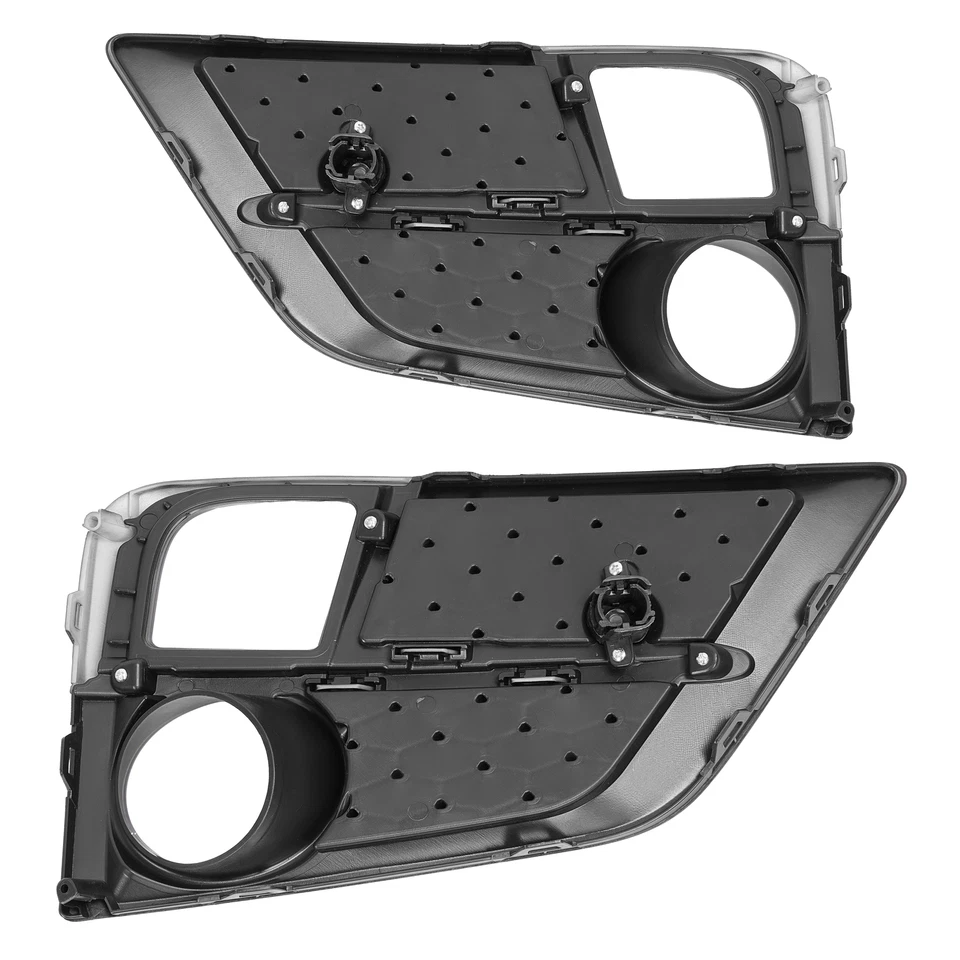 HEASCA Front Bumper Fog Light Bezel For Honda Odyssey LX EX EXL 2018-2020 Black — 第 4/4 张图片