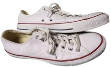 Chuck Taylor All Star Leather Ox 'White' Size M 12 W 14 Low Top Converse