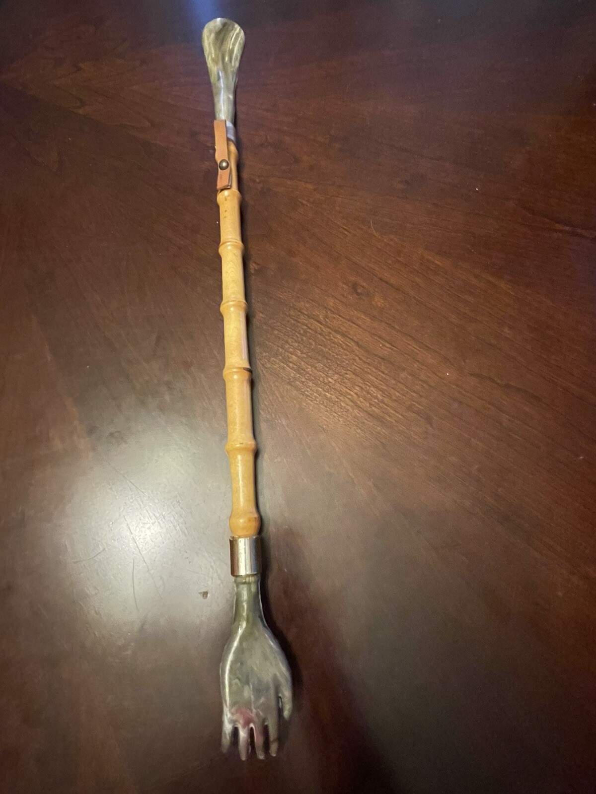 Bamboo Shoe Horn, Back Scratcher Bakelite Made In Ita… Gem