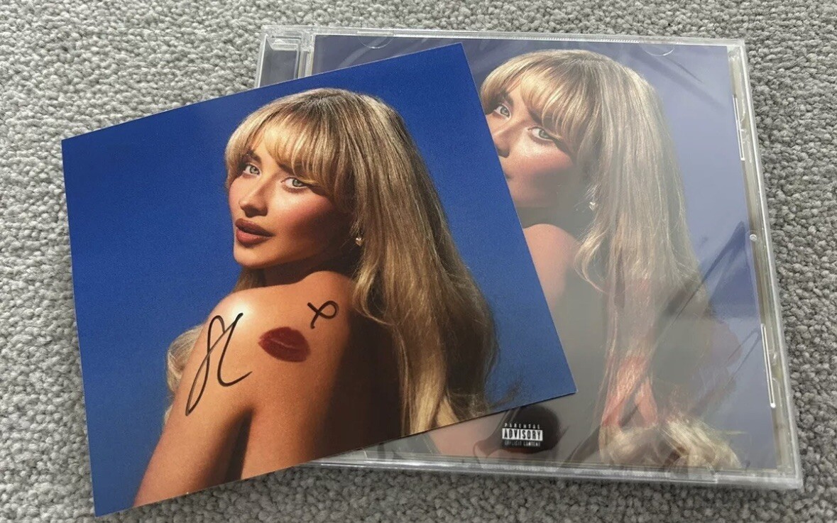 Sabrina Carpenter - Short N' Sweet Stamped CD + Signed Art
