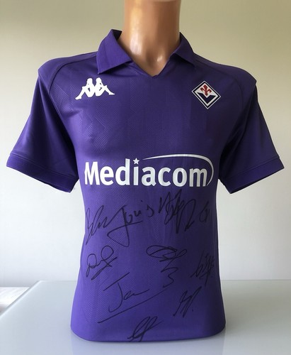 Squad Signed Fiorentina 2024/25 Shirt COA