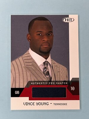2007 SAGE HIT Jersey Bonus Red Vince Young Relic #VYP Tennessee Titans U. Texas