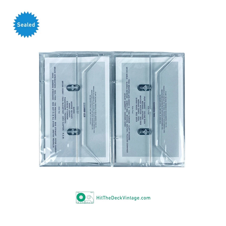 Diana (Princess Of Wales) Tribute Cassette Tapes (1997) REM Queen Enya SEALED - Image 2 of 4