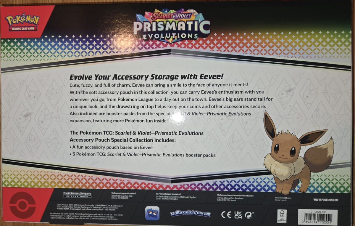 Prismatic Evolutions アクセサリーポーチセット Prismatic Evolutions アクセサリーポーチセット Prismatic Evolutions