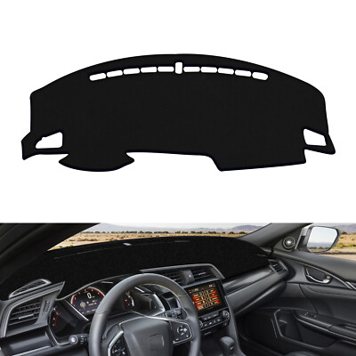 Dashboard Cover Pad Anti-Dirt Sunshield Protect Dash Mat For Honda Civic 16-2021