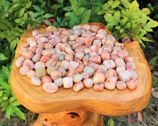 Sunstone Tumbled Stones: 1 lb Bulk Lot Medium (Premium Quality 'A' Grade) 16 oz
